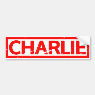 Charlie frimärke bildekal