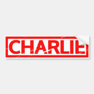 Charlie frimärke bildekal