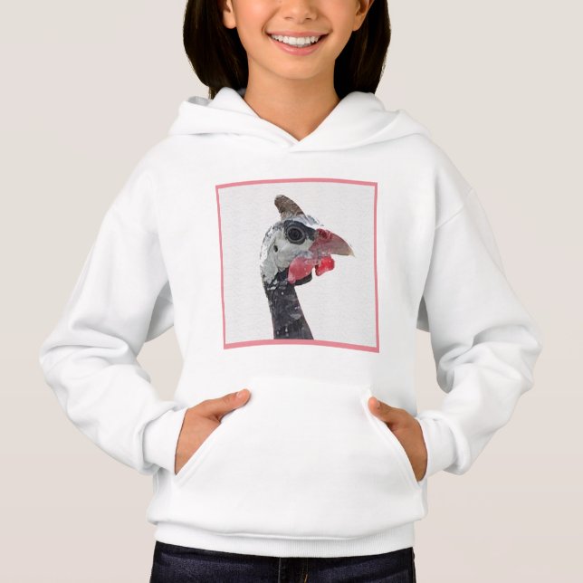 Charlie Girl's Pullover Hoodie T Shirt (Framsida)