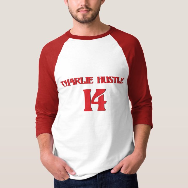 Charlie-Hustle-14 Tee Shirt (Framsida)