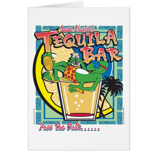 CHARLIE-in-SHOT Hälsningskort (Framsidan)