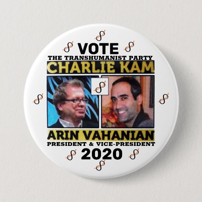 Charlie Kam/Arin Vahanian till president 2020 Knapp (Framsida)