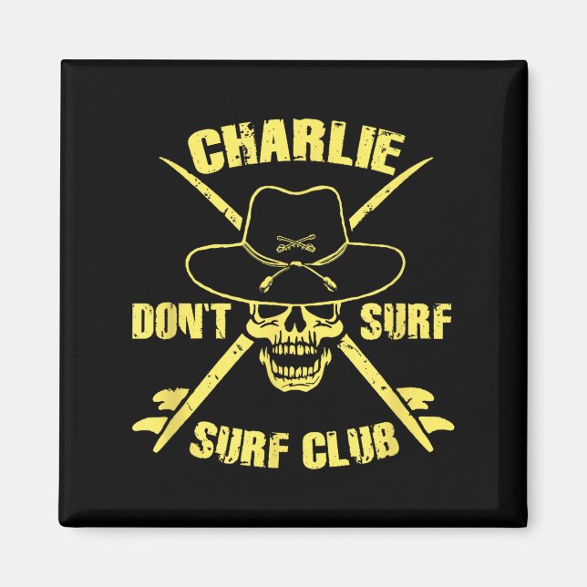 Charlie kör inte surf  magnet (Framsidan)