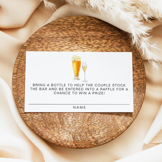 CHARLIE Lagrar, Pub Flaska Raffle Biljett (Skapare uppladdad)