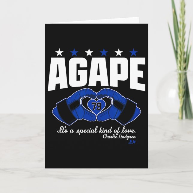 Charlie Lindgren Agape Love - Washington  Kort (Framsida)