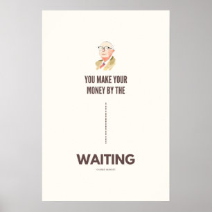 Charlie Munger citerar Patient i Investing Poster