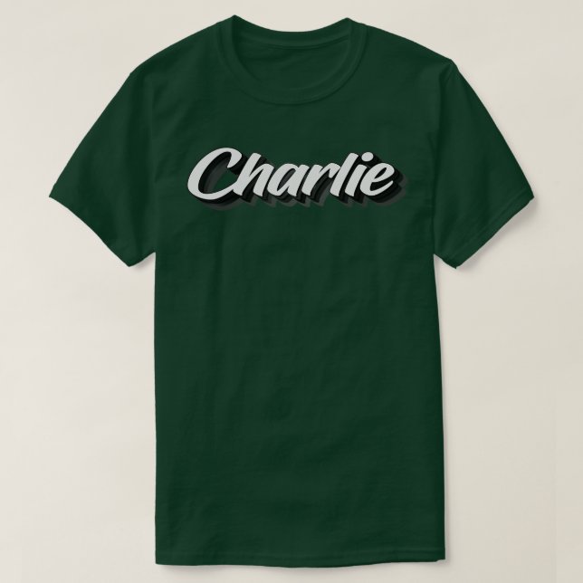 Charlie My Namn är Charlie 1 T Shirt (Design framsida)