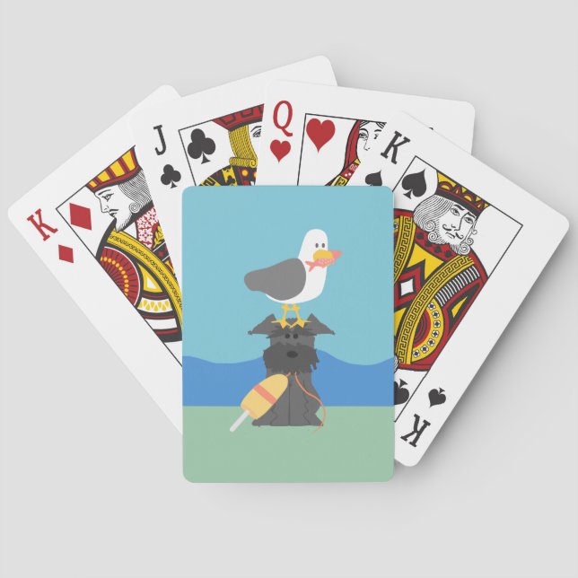Charlie och Gull-kort Casinokort (Baksidan)