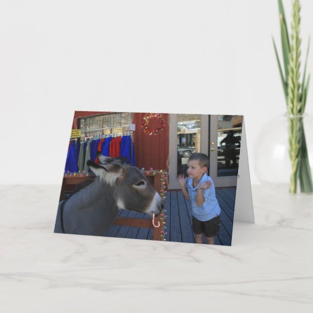 Charlie och julburroen helgkort (Framsida)