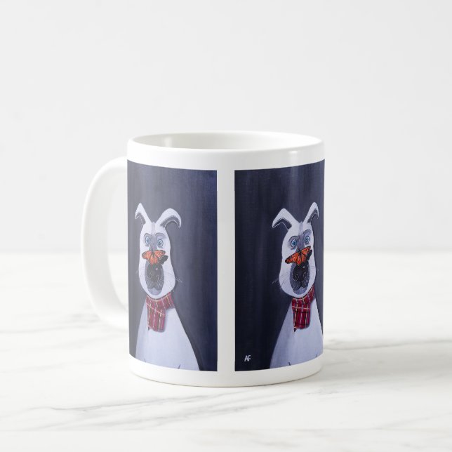 Charlie och monarkmålningen av Alfred Fox Kaffemugg (Framsida vänster)