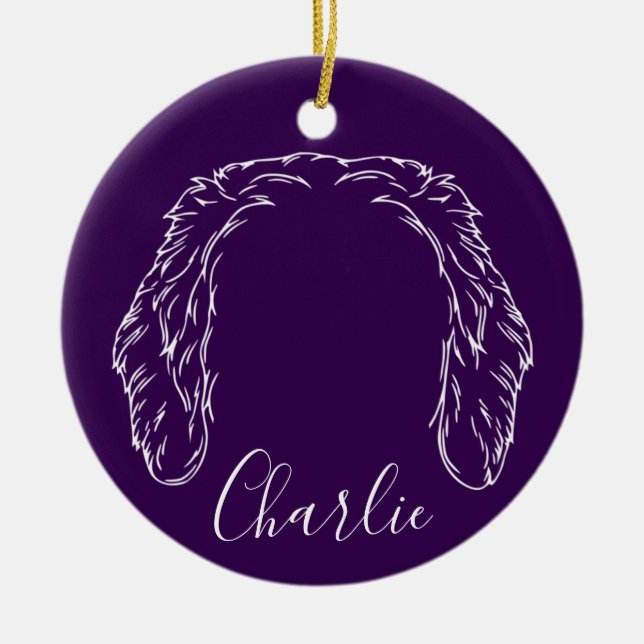 Charlie Ornament (Paw Prints) (Framsidan)