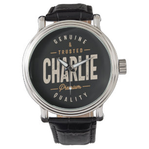 Charlie Personlig Namn - Funny Charlie Armbandsur