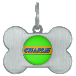 Charlie Pet Tag Namnbricka Husdjur