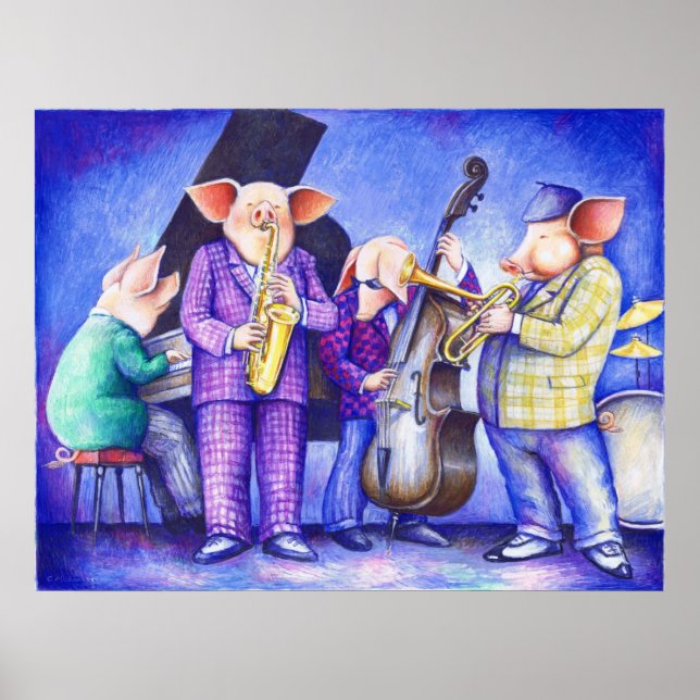 Charlie Porker och hans alla Sties Poster (Framsidan)