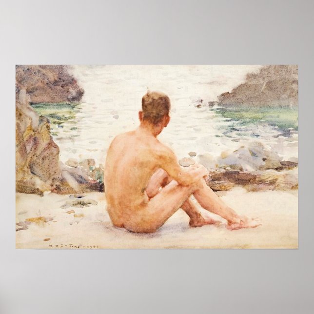 Charlie Seed på Sand Poster (Framsidan)