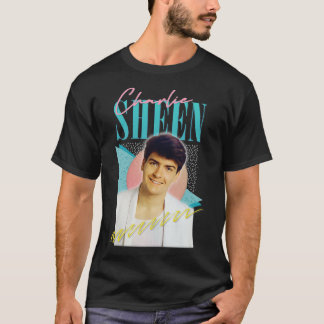 Charlie Sheen 80s Aesthetic T Shirt