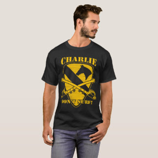 Charlie surfar inte roben för t shirt