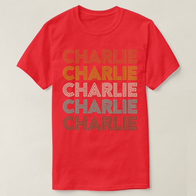 Charlie T Shirt (Design framsida)