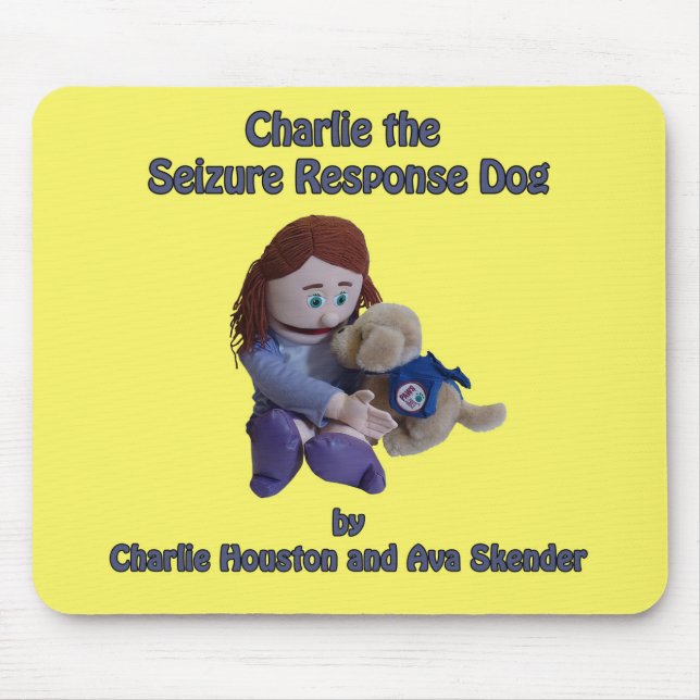 Charlie The Seizure Response Hund Mouse Pad Musmatta (Framsidan)