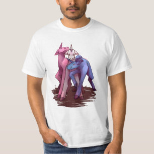 charlie Unicorn lycklig T Shirt