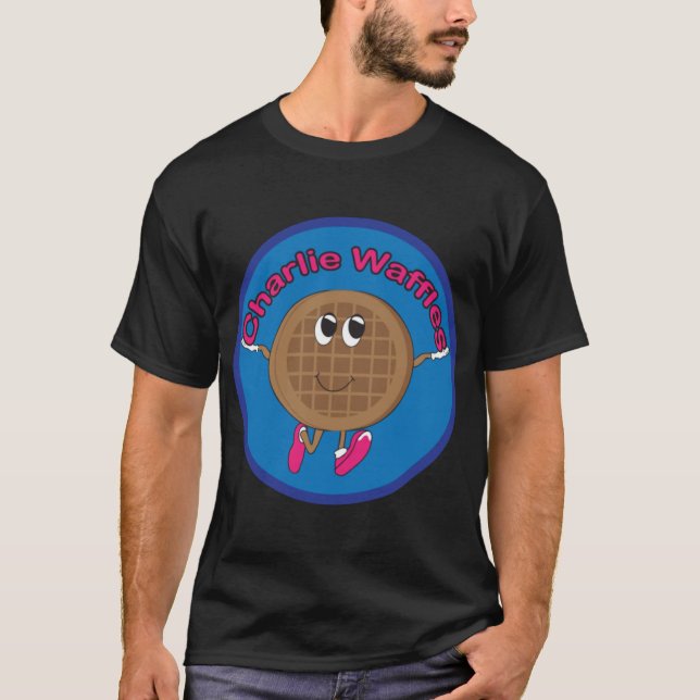 Charlie Waffles vänner T Shirt (Framsida)