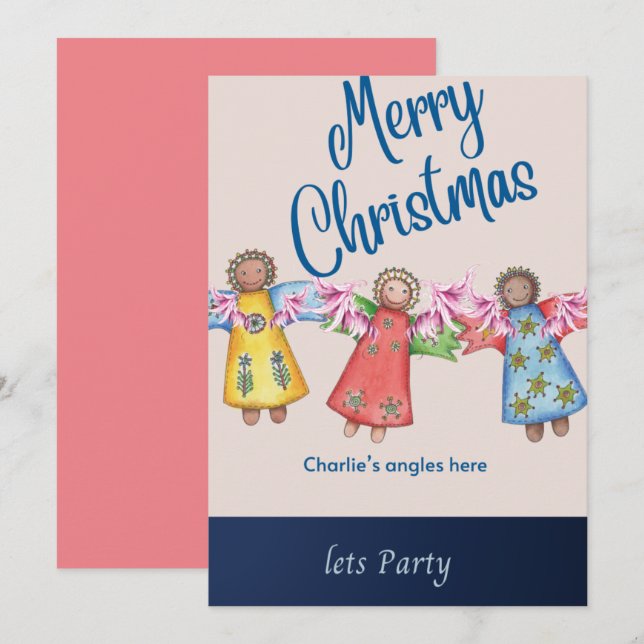 Charlie's Angles-julkort Julkort (Fram/baksida)