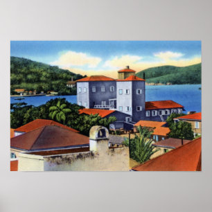 Charlotte Amalie Virgin Islands romfabrik Poster
