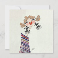 Charlotte är lycklig modeillustration
