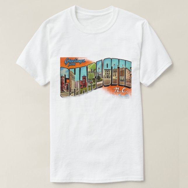 Charlotte bleknande hälsning T T-shirt (Design framsida)
