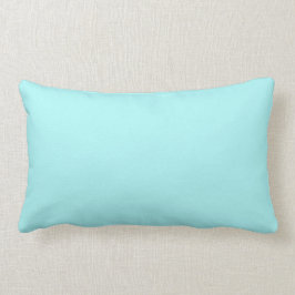 Charlotte blue - Solid färg aqua blue Lumbarkudde