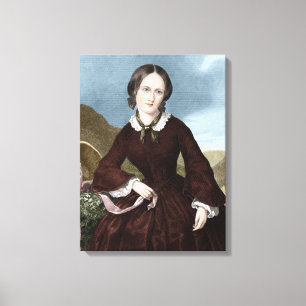 Charlotte Bronte Canvastryck