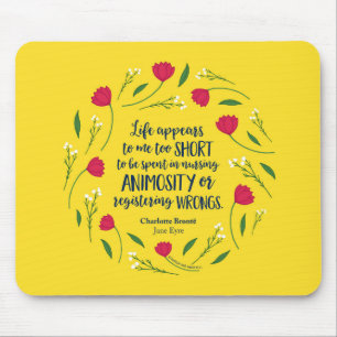 Charlotte Bronte Jane Eyre Blommigt Life Bok Quote Musmatta