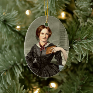 Charlotte Bronte Julgransprydnad Keramik
