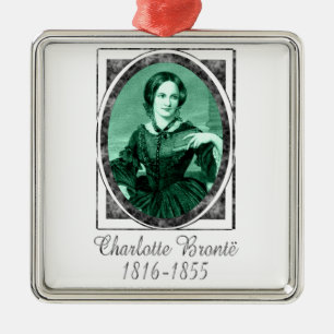 Charlotte Brontë Julgransprydnad Metall