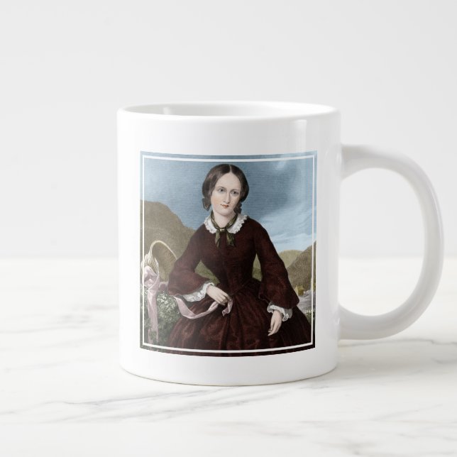 Charlotte Bronte Jumbo Mugg (Höger)