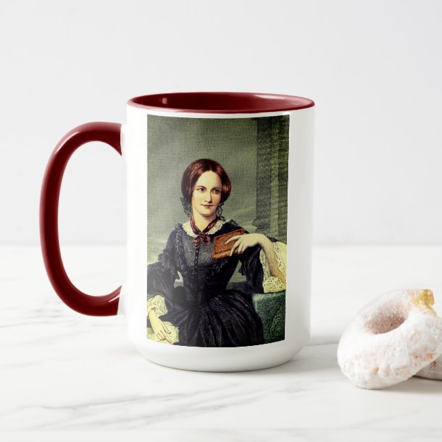 Charlotte Bronte | Kaffe Mugg (Med munk)