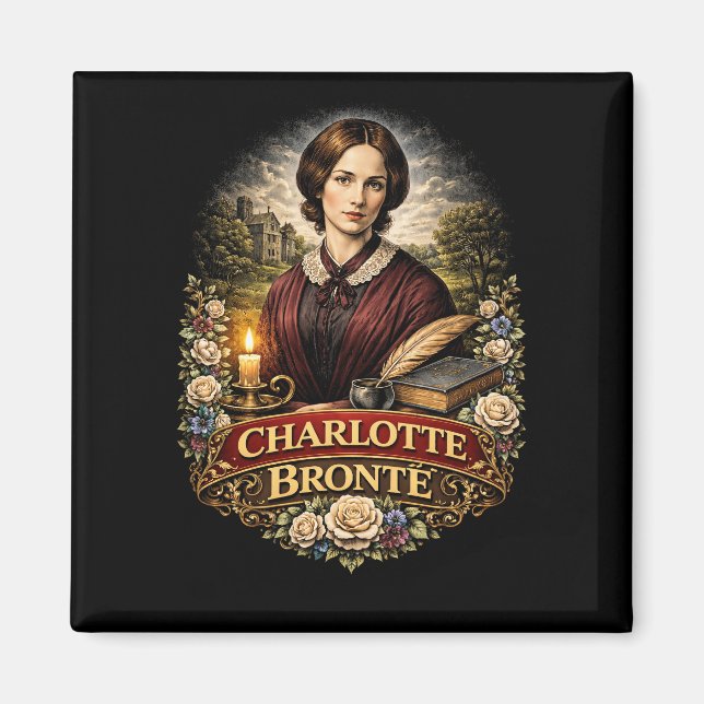 Charlotte Brontë Magnet (Framsidan)