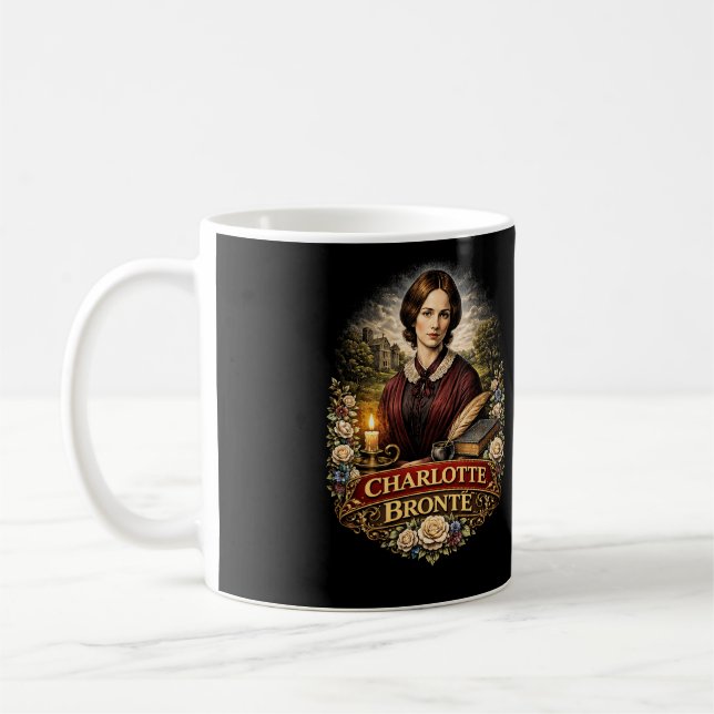 Charlotte Brontë Mugg (Vänster)