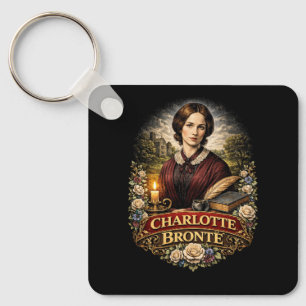 Charlotte Brontë Nyckelring