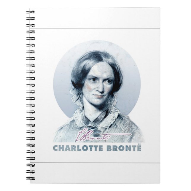 Charlotte Bronte Richmond Painting Porträtt Anteckningsbok (Framsidan)