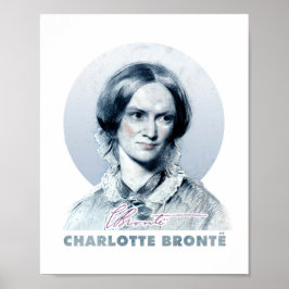 Charlotte Bronte Richmond Painting Porträtt Poster