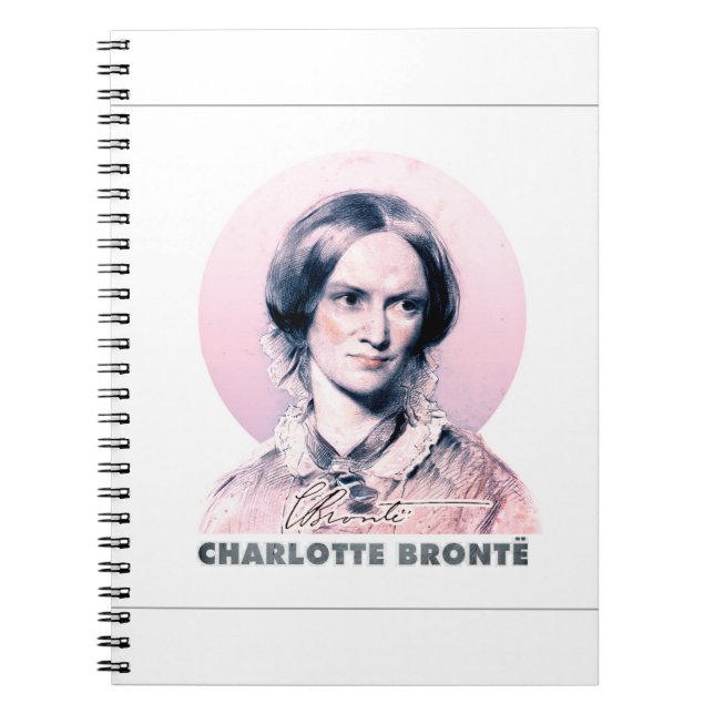 Charlotte Bronte Rosa Richmond Painting Porträtt Anteckningsbok (Framsidan)