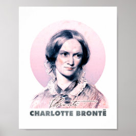 Charlotte Bronte Rosa Richmond Painting Porträtt Poster