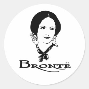 Charlotte Bronte Runt Klistermärke