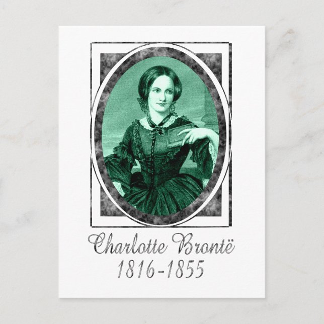 Charlotte Brontë Vykort (Framsida)