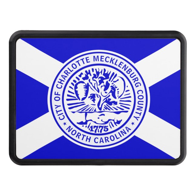 Charlotte city flagga dragkroksskydd (Framsidan)