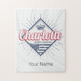 Charlotte City North Carolina Förenta staterna Pussel