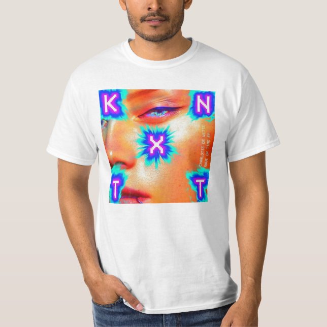 Charlotte de witte retro t shirt (Framsida)