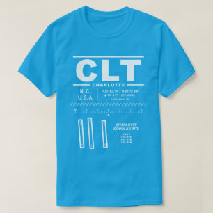Charlotte Douglas International Airport CLT T Shirt