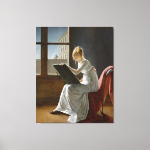 Charlotte du Val d'Ognes av Marie-Denise Villers Canvastryck